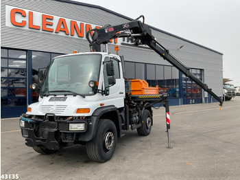 Camión grúa Unimog U 500 4x4 Hiab 12 Tonmeter laadkraan (bouwjaar 2009): foto 1