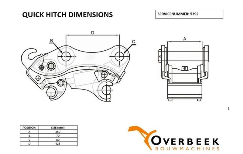 Acoplamiento rápido TEFRA R906 / 20T - Liebherr - Quick coupler: foto 5