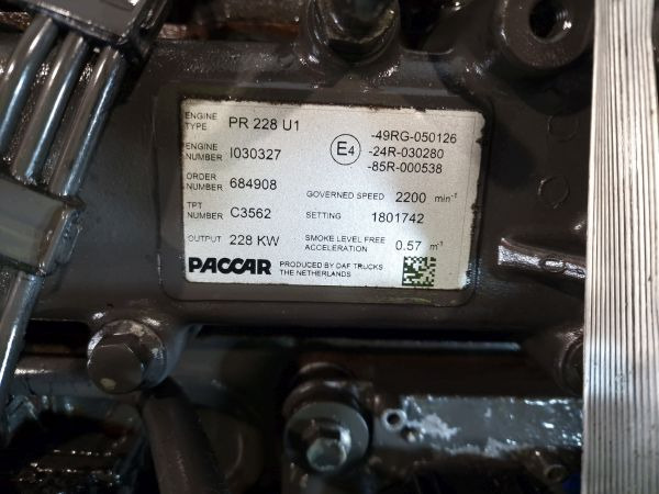 Motor para Camión DAF PR228 U1 Engine (Truck): foto 9