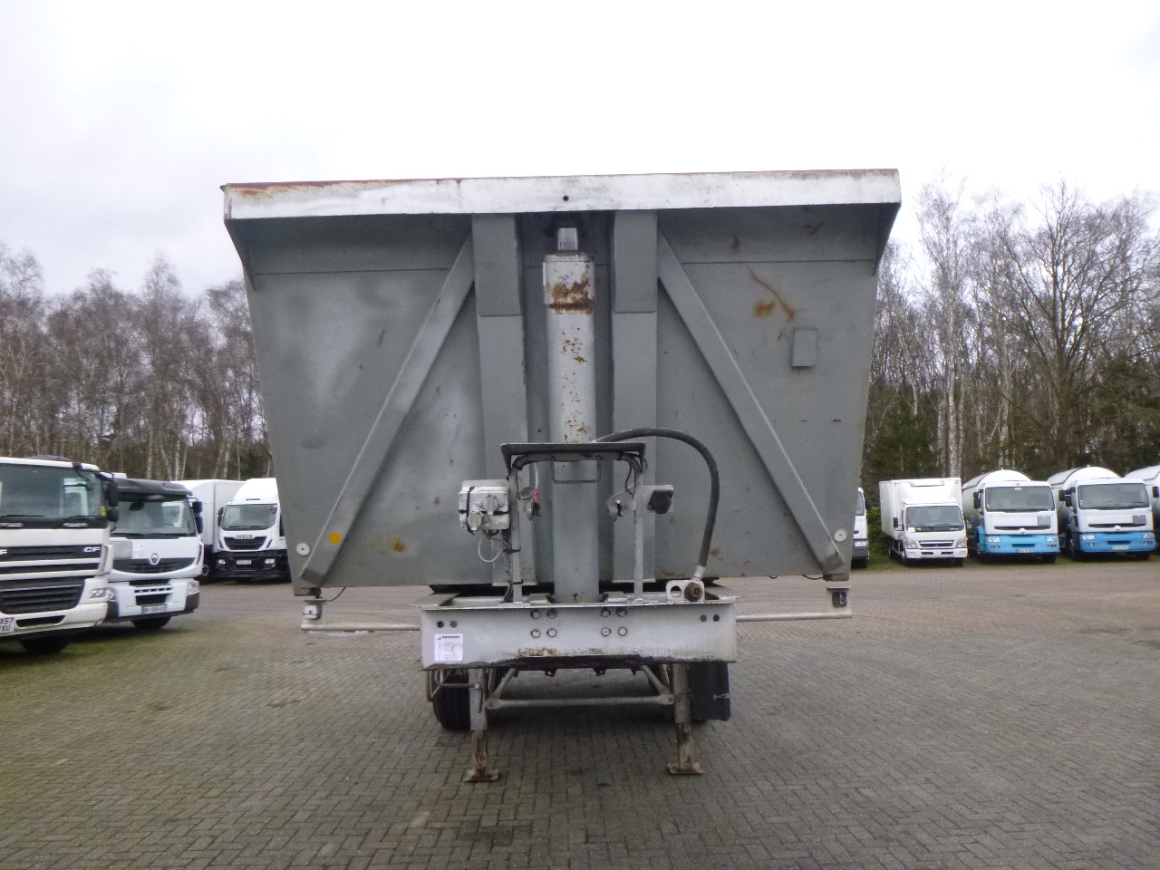 Leasing de Robuste Kaiser Tipper trailer steel 24 m3 + tarpaulin Robuste Kaiser Tipper trailer steel 24 m3 + tarpaulin: foto 5