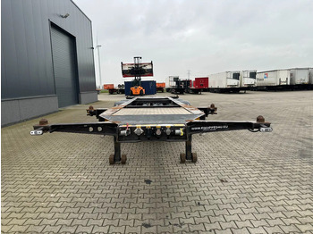 Semirremolque portacontenedore/ Intercambiable Burg 20FT ADR (EX/II, EX/III, FL, AT) Chassis, Empty weight : 3.690kg, SAF INTRADISC, 2x Liftaxle, NL-chassis, APK/ADR: 04-2025: foto 5