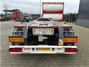 Semirremolque portacontenedore/ Intercambiable Burg 20FT ADR (EX/II, EX/III, FL, AT) Chassis, Empty weight : 3.690kg, SAF INTRADISC, 2x Liftaxle, NL-chassis, APK/ADR: 04-2025: foto 4