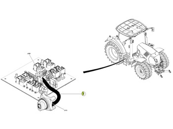 Cables/ Alambres para Tractor Claas Arion 550-520 650-620 - kabel wiązka elektryczna 0021503042: foto 2