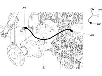 Cables/ Alambres para Tractor Claas Arion 550-520 650-620 - kabel wiązka elektryczna 0021581981 0021581982: foto 4