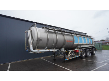 Semirremolque cisterna para transporte de alimentos Burg 3 AXLE WATER TANK 29.975LTR: foto 2