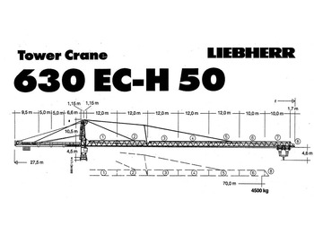 Grúa torre LIEBHERR