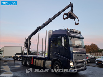 Leasing de Volvo FH16 550 6X4 Holztransport Wood Crane Loglift 165z Retarder Euro 6 Volvo FH16 550 6X4 Holztransport Wood Crane Loglift 165z Retarder Euro 6: foto 4