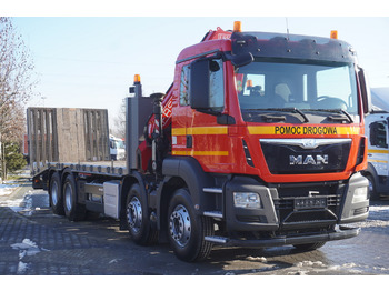 Grua de remolque autos, Camión grúa MAN TGS 35.360 E6 8×2 / HDS Fassi F235A 6500 kg / Tow truck: foto 4