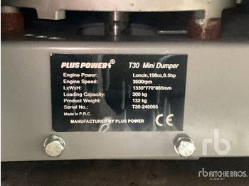 Minidumper nuevo PLUS POWER T30 Walk-Behind Mini (Unused): foto 5