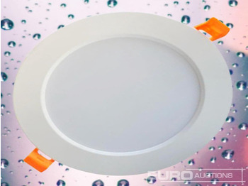 Equipo de construcción Unused 40 x 12w Round LED panel waterproof IP44 - 4000K (neutral white). - 1020 lm - AC220-240V 50/60Hz - 30.000 u - SMD LED - Including LED driver - dim. 156 mm x 26.6 mm - Installation diameter 115: foto 4