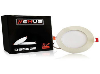 Equipo de construcción Unused LED Panel - Round - 8W Recessed 3000K (warm white) - 640Lumens - IP20 - AC110-240V - Lifetime: 30,000 hours - LED SMD - LED Driver included - Dimensions: 110mm x 30mm - Mounting diameter: 100mm: foto 2