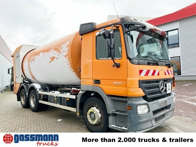 Camión de basura para transporte de basura Mercedes-Benz Actros 2632/41 6x4, FAUN Rotopress 520,: foto 9