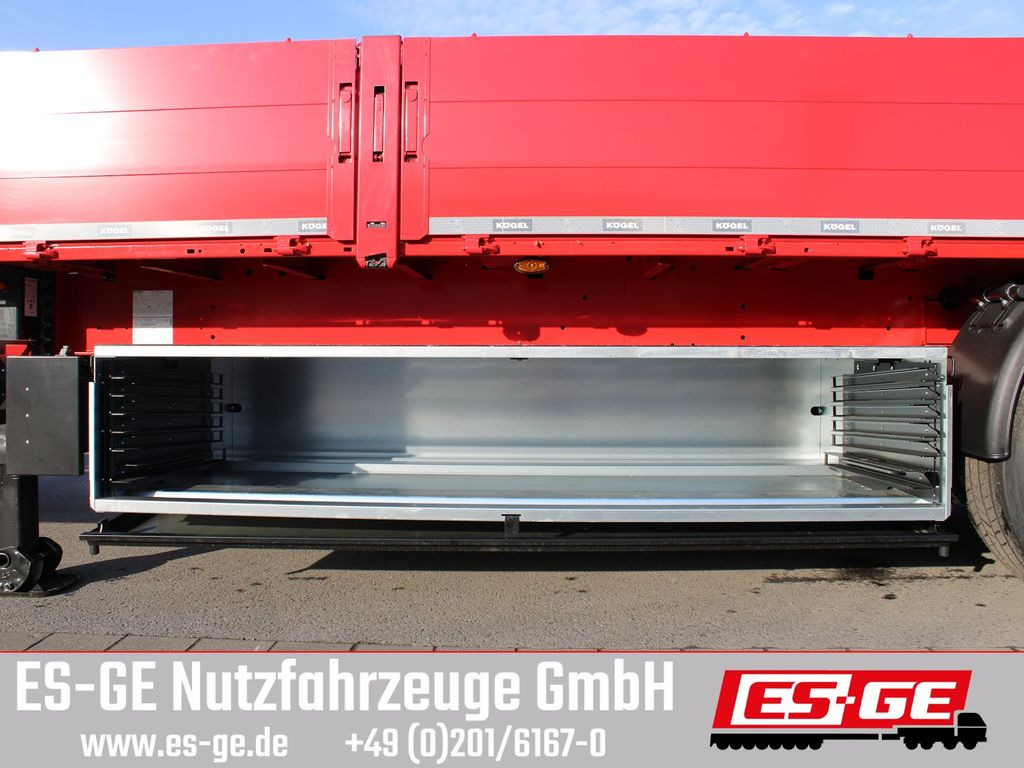 Semirremolque plataforma/ Caja abierta nuevo Kögel Multi Chassis, verstärkt, Bordwände: foto 8