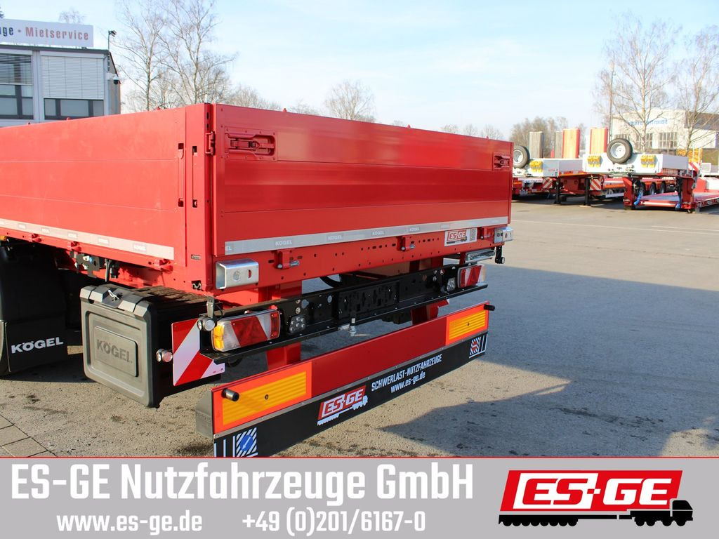 Semirremolque plataforma/ Caja abierta nuevo Kögel Multi Chassis, verstärkt, Bordwände: foto 7