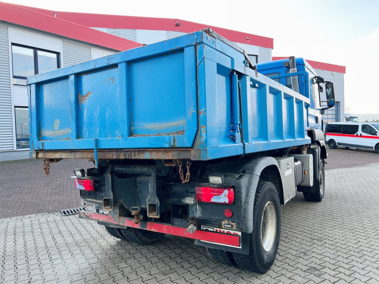 Camión volquete MAN TGS 18.360 4X4 BL TGS 18.360 4X4 BL, Hinterkipper, hydr. Heckklappe, Winterdienstausstattung: foto 11