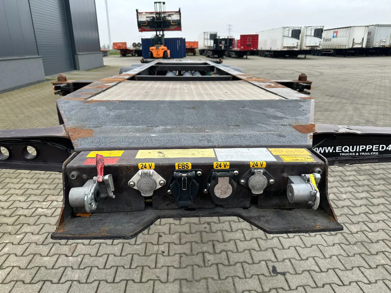 Semirremolque portacontenedore/ Intercambiable Burg 20FT ADR (EX/II, EX/III, FL, AT) Chassis, Empty weight : 3.690kg, SAF INTRADISC, 2x Liftaxle, NL-chassis, APK/ADR: 04-2025: foto 7