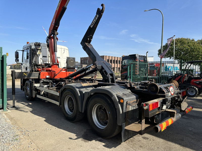 Camión multibasculante, Camión grúa MAN TGA 33.360 6x4 HAAKSYSTEEM + KRAAN PALFINGER PK 15002 - MANUEEL - BLADVERIGN - NAAFREDUCTIE - BE TRUCK: foto 19