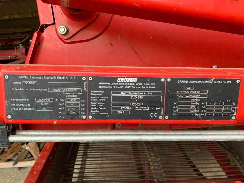 Cosechadora Grimme EVO 290 Airsep: foto 16