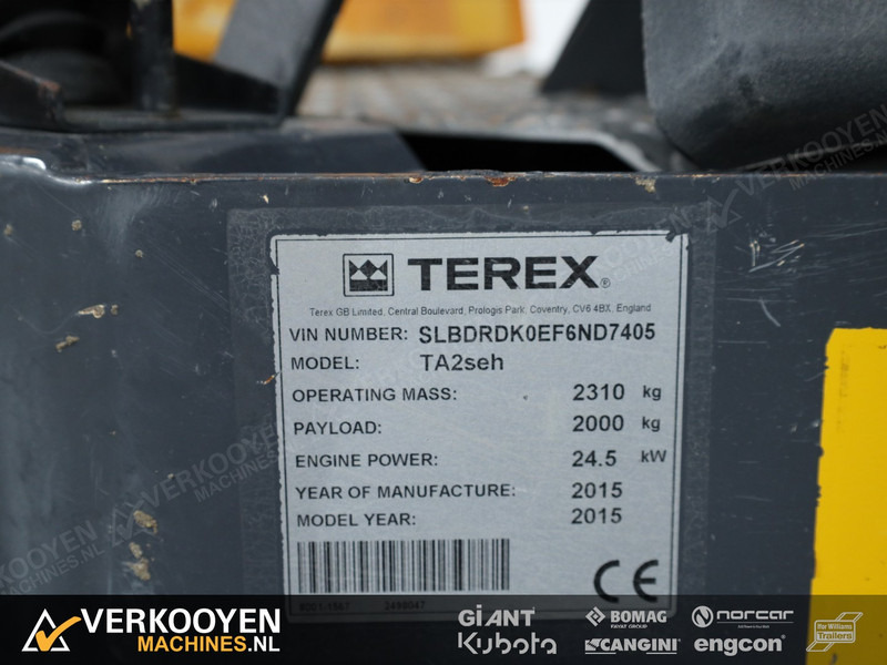 Dúmper Terex TA2SEH Hi-Tip Swivel Dumper: foto 14