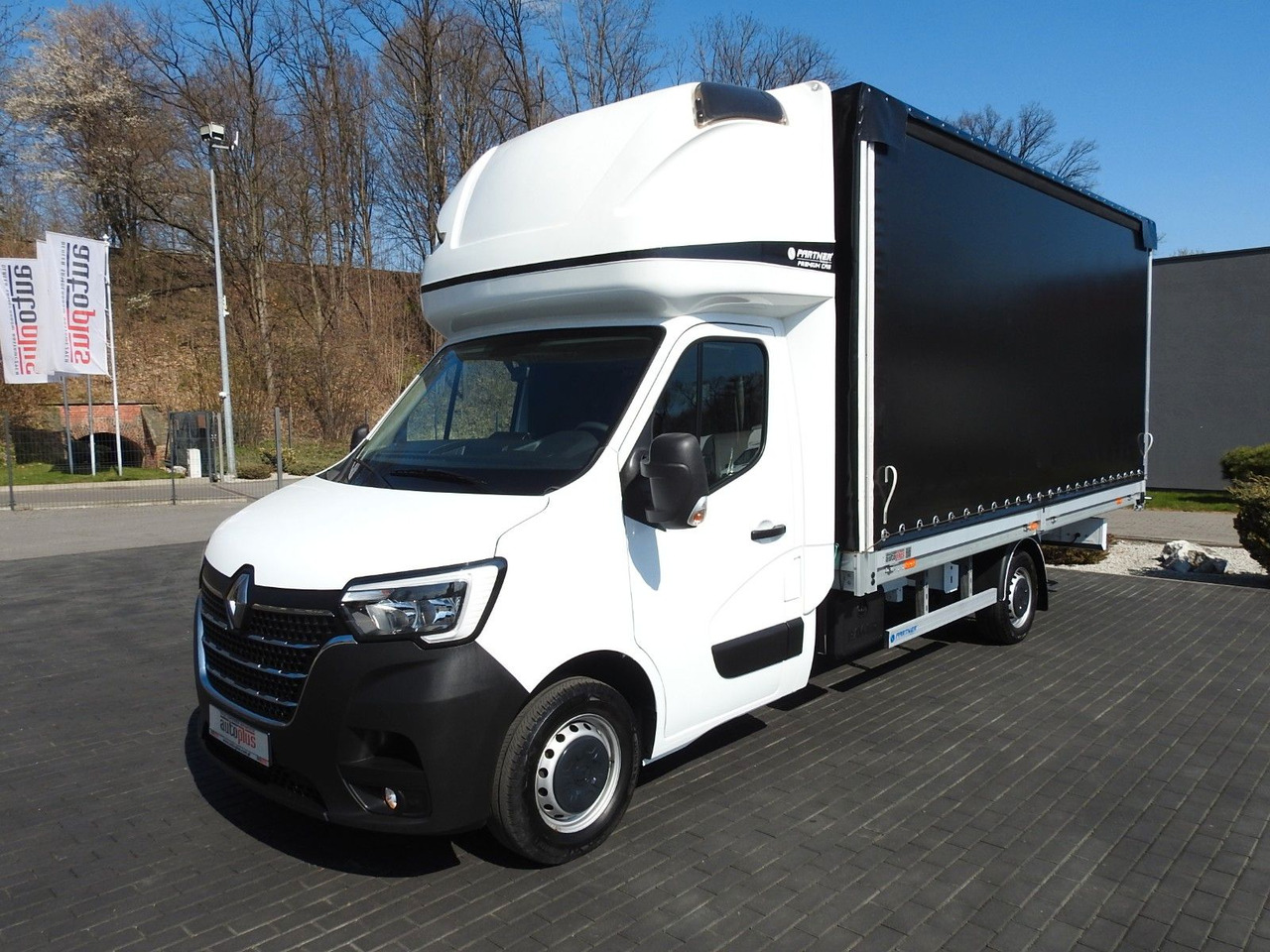 Furgoneta con lona Renault MASTER  PRITSCHE PLANE 10 PALETTEN WEBASTO A/C: foto 7