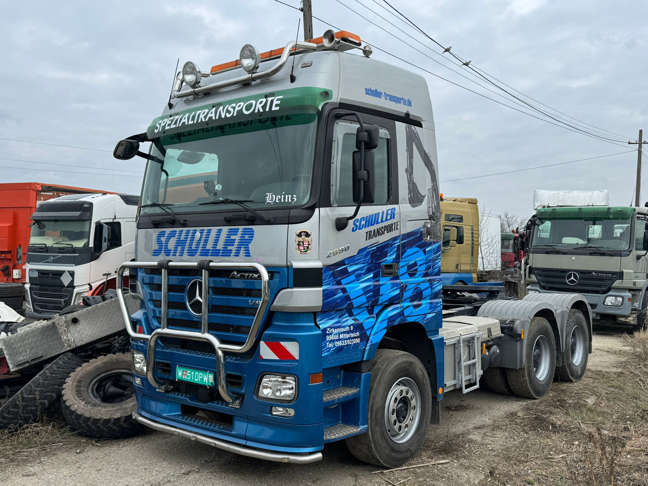 Cabeza tractora Mercedes Benz Actros 2660 V8 - 6x4 - 60 TONS - special transport - EXPORT: foto 1