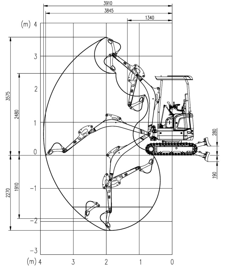 Miniexcavadora nuevo SCHMiDT AR200 -  Kubota engine, Extended tracks, Swing arm: foto 9