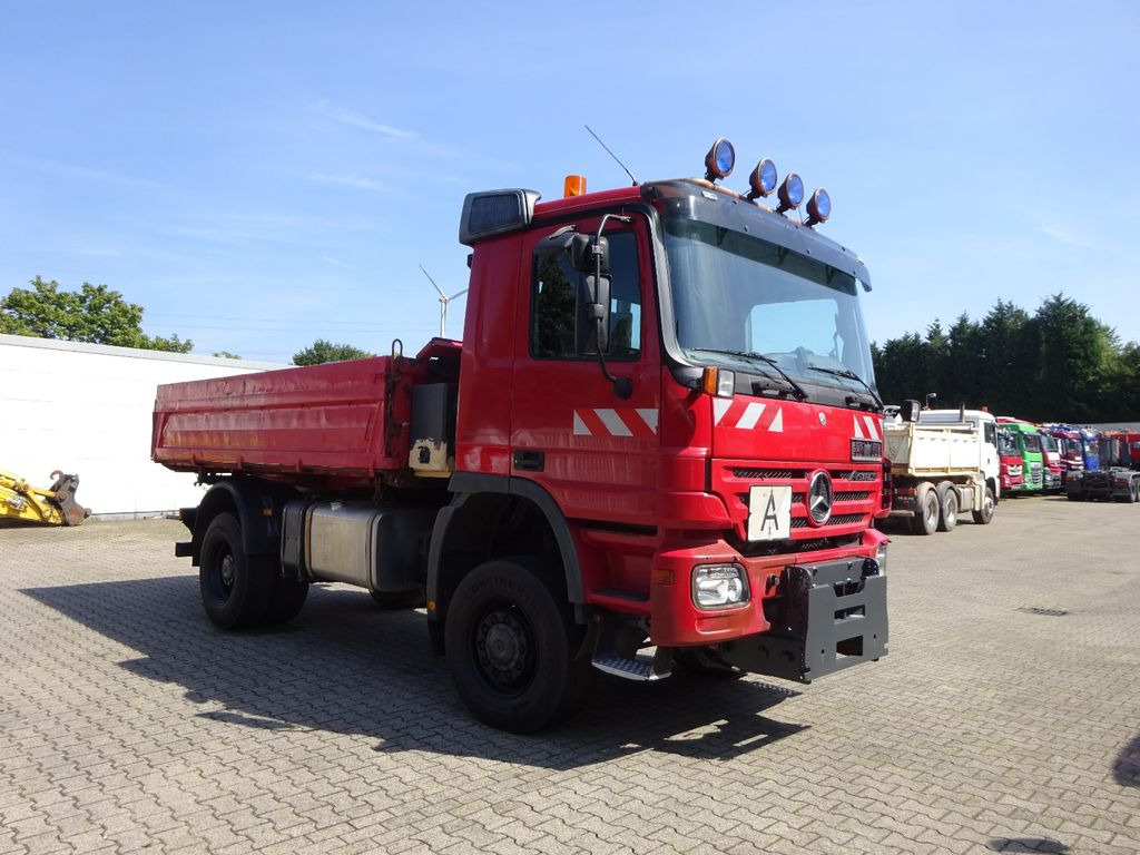 Camión volquete Mercedes-Benz 1832 Actros MEILLER 3Skipper4x4 mit Schneeplatte: foto 6