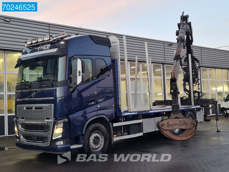 Leasing de Volvo FH16 550 6X4 Holztransport Wood Crane Loglift 165z Retarder Euro 6 Volvo FH16 550 6X4 Holztransport Wood Crane Loglift 165z Retarder Euro 6: foto 6