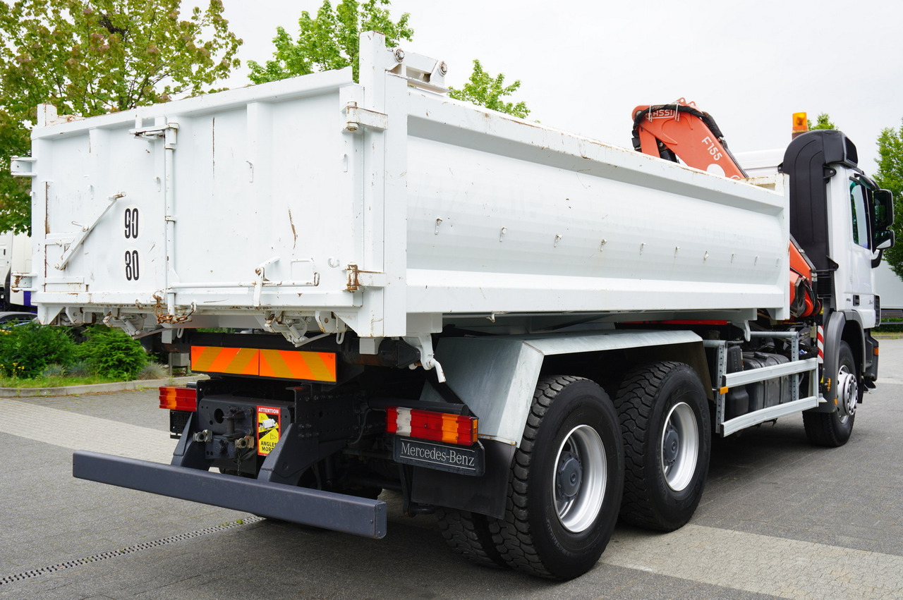 Camión volquete, Camión grúa MERCEDES-BENZ Actros 2641 6×4 E5 / Crane / Dumper / 110000 km!: foto 15