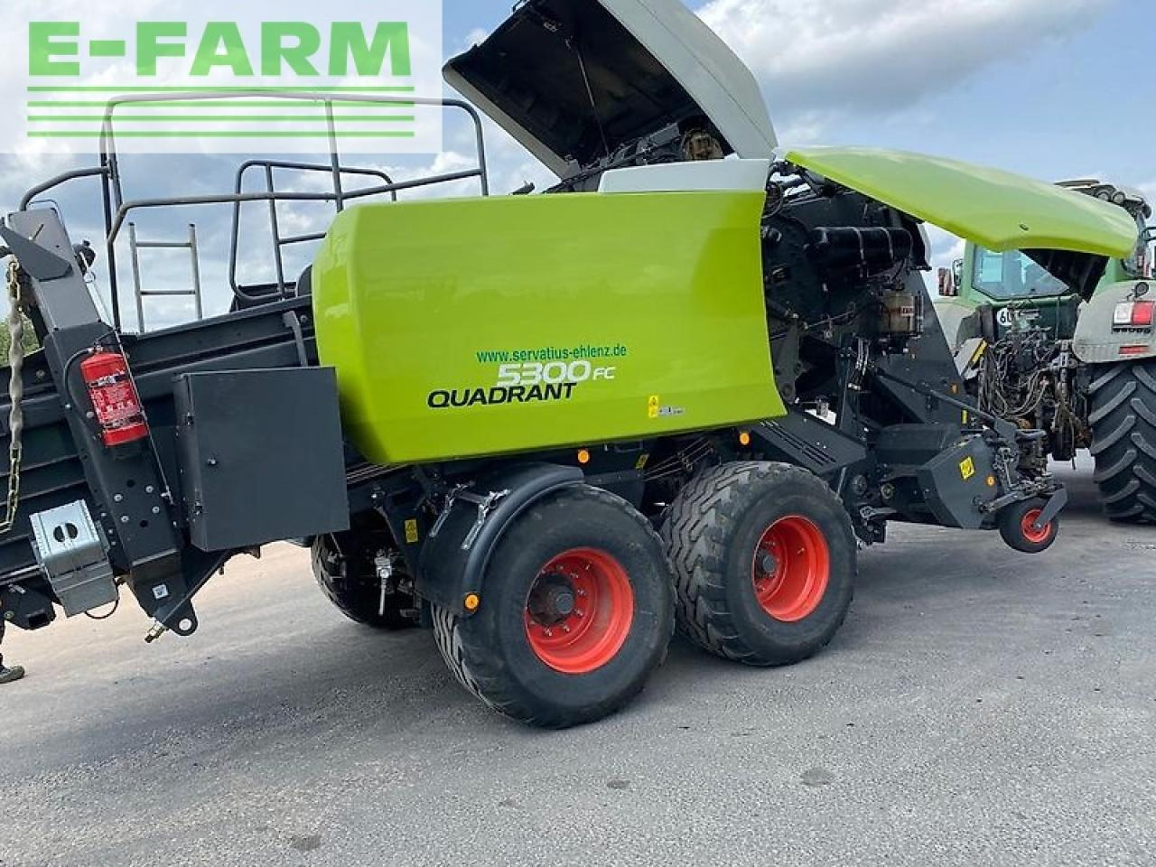 Empacadora de pacas cuadradas CLAAS quadrant 5300 fc tandem sofort einsatzbereit: foto 11