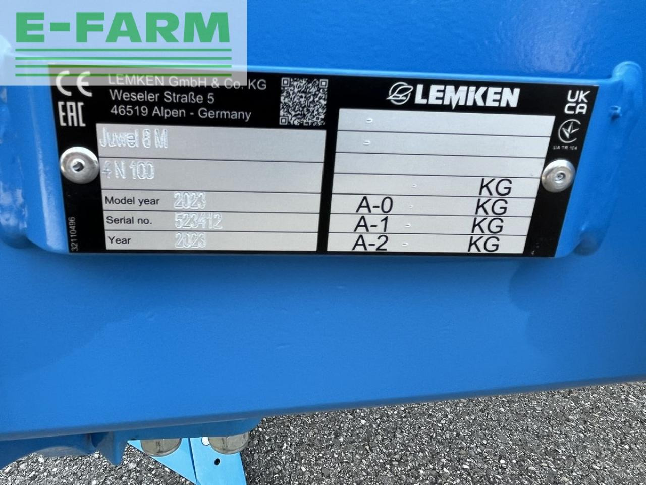 Arado Lemken juwel 8m 4-schar pflug: foto 14