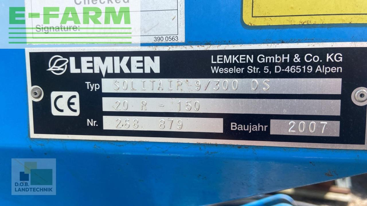 Combinado de siembra Lemken solitair 9/300: foto 6