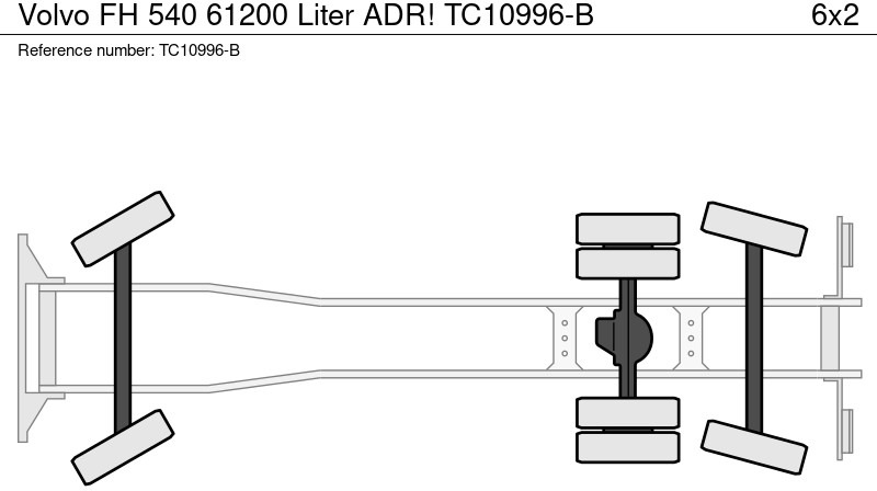 Leasing de Volvo FH 540 61200 Liter ADR! Volvo FH 540 61200 Liter ADR!: foto 6