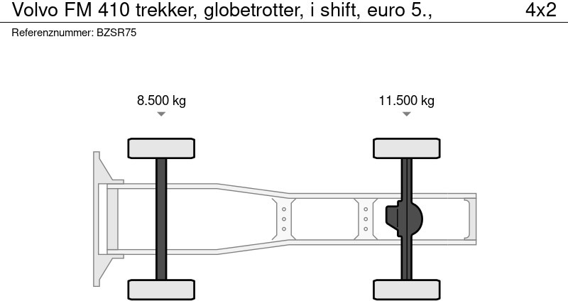 Cabeza tractora Volvo FM 410 trekker, globetrotter, i shift, euro 5.,: foto 13